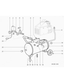 Compressore CH 25/210PL Airmec