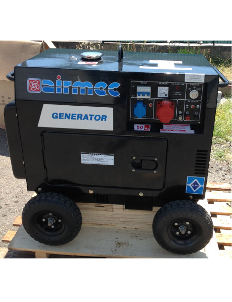 Generatore  HL 5000 SE-3 kw 4,5  trifase disel silenziato Airmec EURO 5