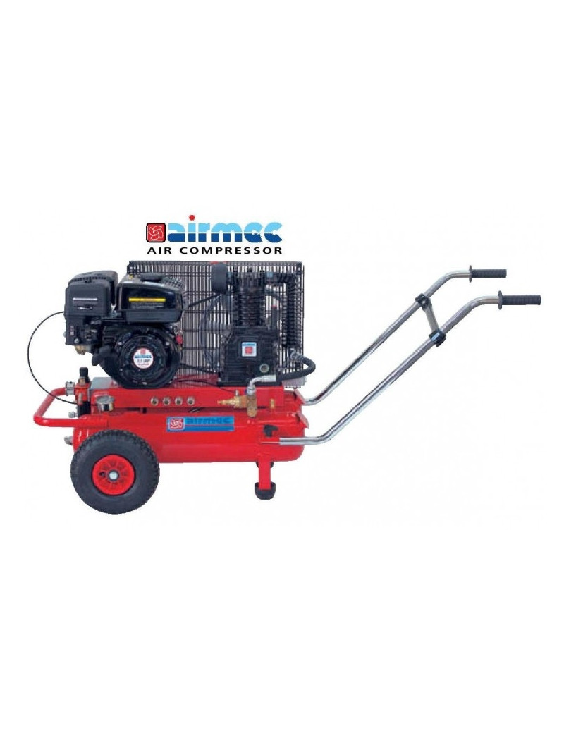 Motocompressore TEB 22/510 motore Loncin benzina compressore - 510 L/min - 6,5 Hp AIRMEC