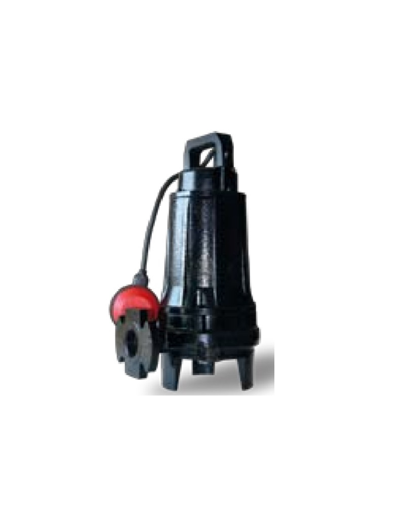 Elettropompa GRIX 32-2/110 M 1,5 HP con galleggiante Trituratrice DRENO MONOFASE Acque Nere Fossa Biologica Lurida