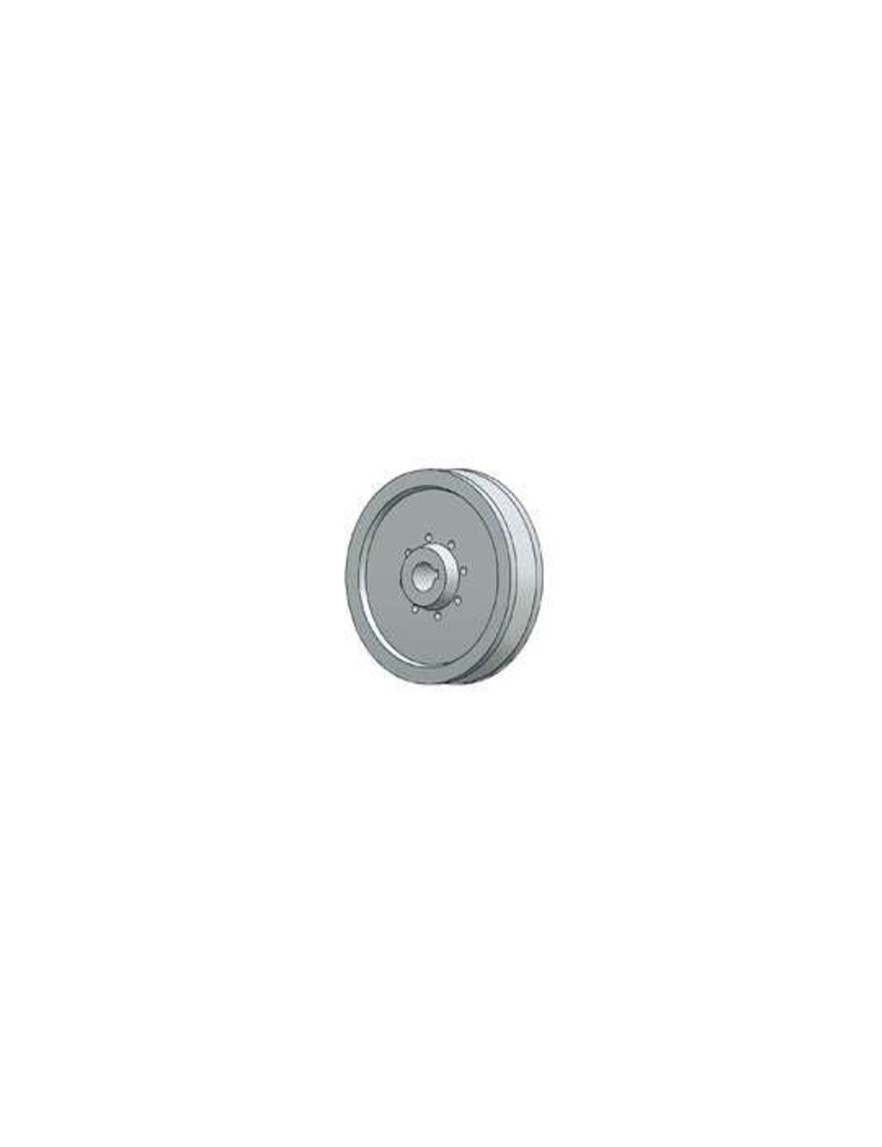 Puleggia 2 gola tipo A diametro 70 mm foro 19 mm per albero motore
