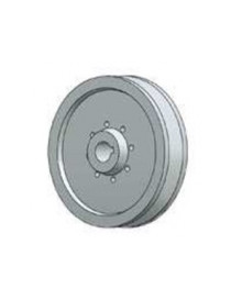 Puleggia 2 gola tipo A diametro 70 mm foro 19 mm per albero motore