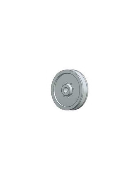Puleggia 2 gola tipo A diametro 70 mm foro 19 mm per albero motore