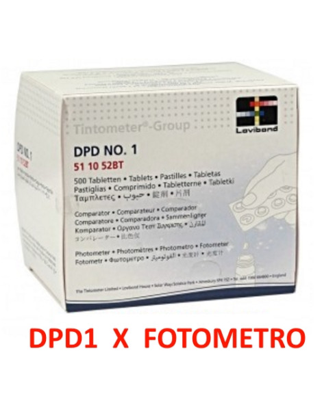 Ricambio DPD1 per fotometro misurare cloro acqua piscina 100 - 200 - 500 pastiglie