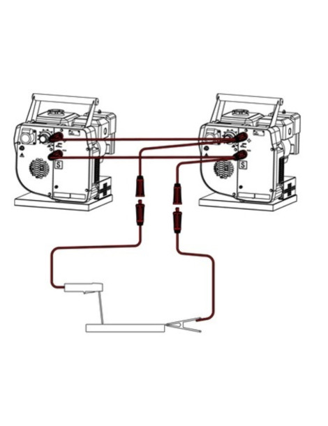 Cavi di parallelo per saldatrice K2X150 Doppia potenza (MKE0029190)