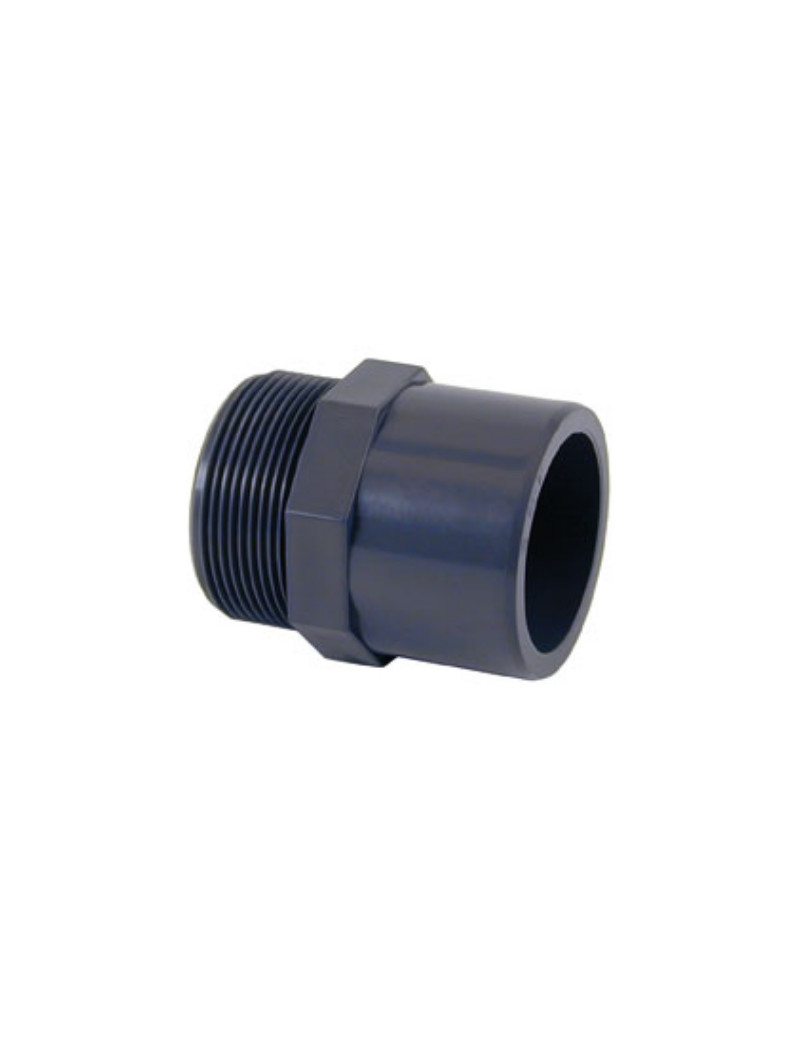 Manicotto pvc Raccordo adattatore per tubo da 50mm - filetto maschio 1-1/2 1-1/4 per pompa idromassaggio