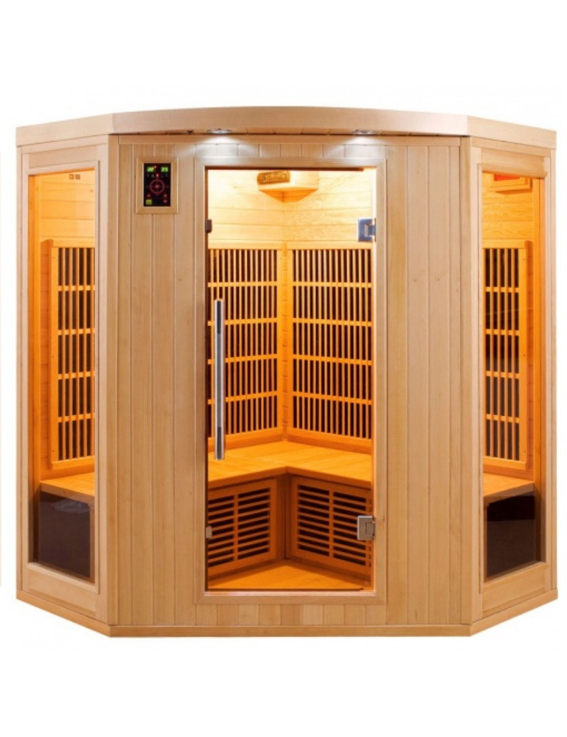 Sauna infrarosso BBS-Apollo 3/4 posti 2430 watt
