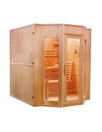 Sauna ZENIT 4 posti Finlandese tradizionale a Vapore 6000 W