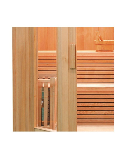 Sauna ZENIT 4 posti Finlandese tradizionale a Vapore 6000 W