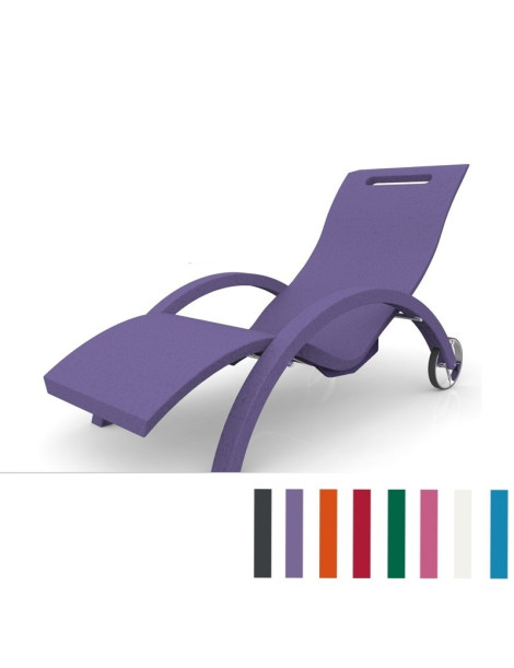 Sdraio CHAISE LONGE S110 Serendipity Lettino da esterno prendisole