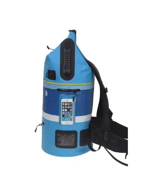 Borsa impermeabile Explorer azzurra 40/60 L