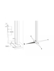 Doccia Tradizionale SPRING PLUS B145 in polietilene con miscelatore acqua calda fredda + doccetta mobile Arkema