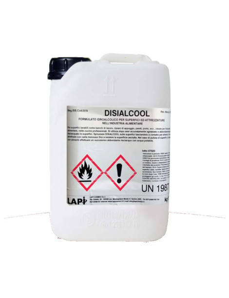 DISIALCOOL  detergente igienizzante a base alcoolica 1 LT