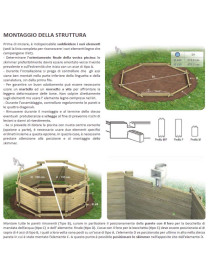 Piscina fuori terra con filtro a sabbia e scaletta Ø 4,14m x h 1,20 m