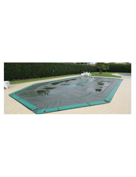 COPERTURA INVERNALE AL MQ PER PISCINA CON SCALA ROMANA 220gr/450gr/600gr