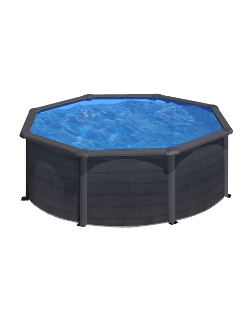 Piscina fuori terra Kea in acciaio GRE rotonda 460x460x120 cm 25 m3 cod.KIT460GF