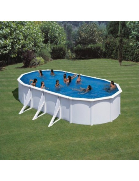 Piscina fuori terra Fidji in acciaio GRE ovale 800x470x120 45m3 cod.KIT810ECO