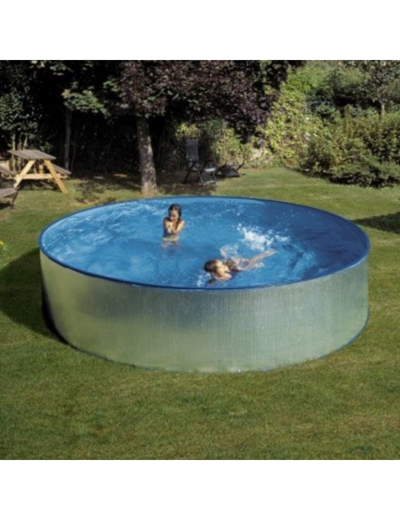 Piscina fuori terra Tenerife in acciaio GRE rotonda 450x450x90 cm