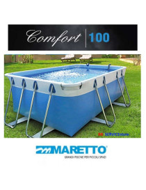 Piscina fuori terra PVC 2 X 4 h100 Comfort 100 Maretto