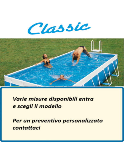 Piscina fuori terra PVC 2,80 X 4,00 h120 Laghetto Classic 24