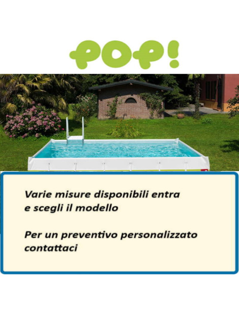 Piscina fuori terra PVC  2,80 X 4,00 h120 LAGHETTO POP 24