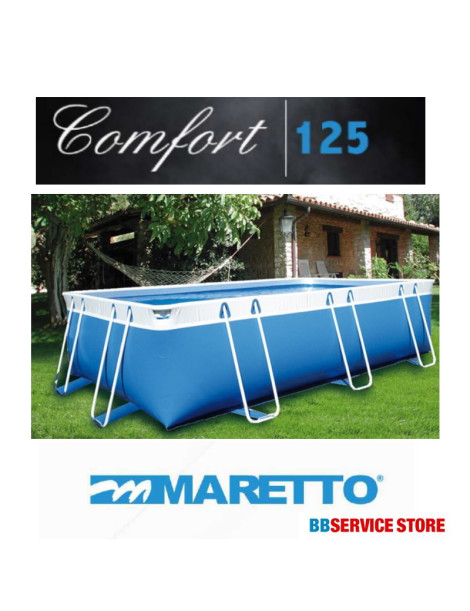 Piscina fuori terra PVC 2 X 5 h125 Comfort 125 Maretto