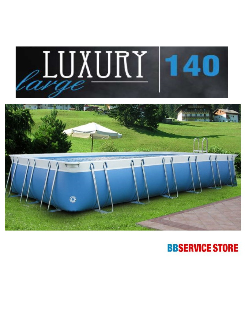 Piscina fuori terra PVC 5 X 10 h140 Luxury Large 140 Maretto
