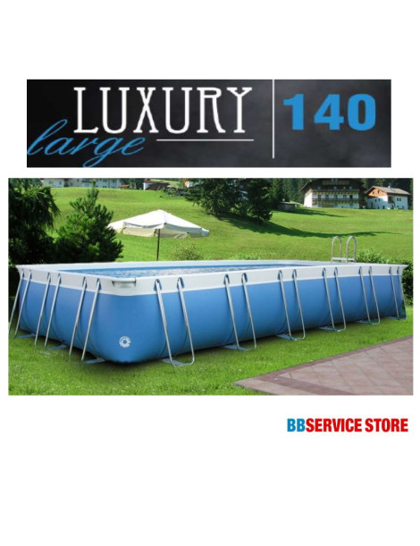 Piscina fuori terra PVC 5 X 10 h140 Luxury Large 140 Maretto