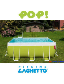 Piscina fuori terra PVC 4,00 X 6,60 h120 LAGHETTO POP 46