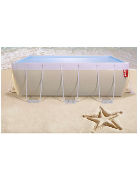 Piscina fuori terra PVC 4,00 X 6,60 h120 LAGHETTO POP 46