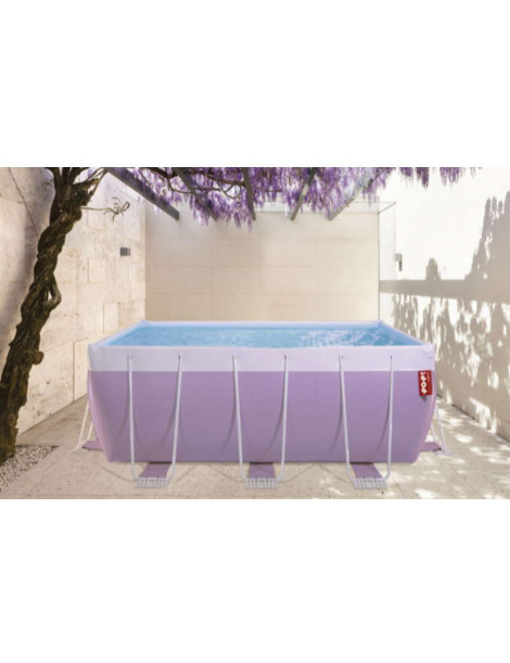Piscina fuori terra PVC 4,00 X 6,60 h120 LAGHETTO POP 46