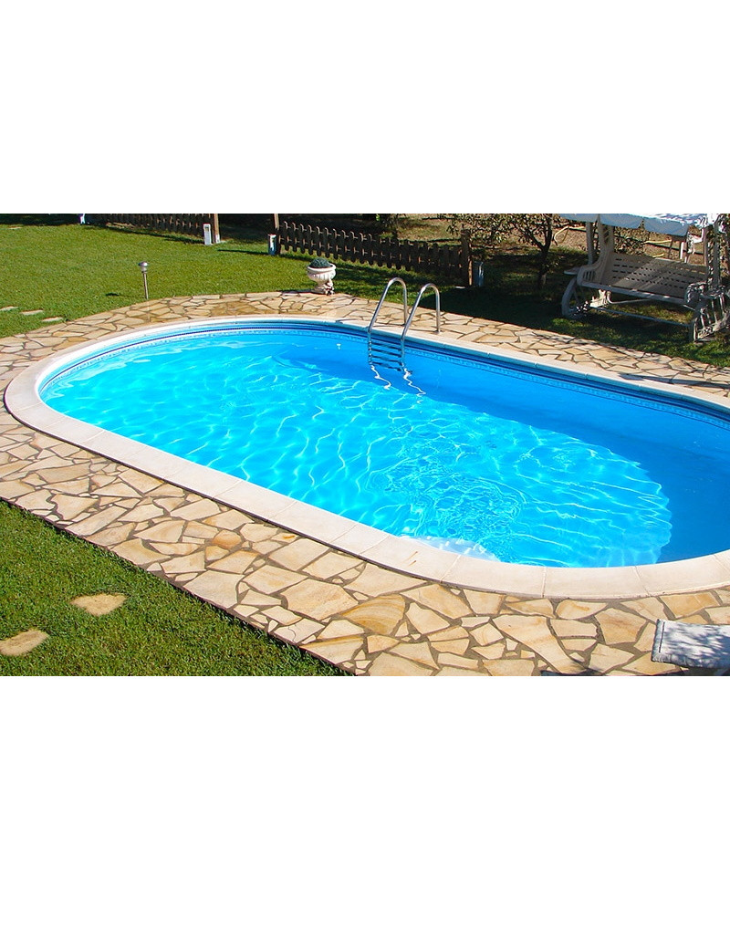 Piscina a forma ovale