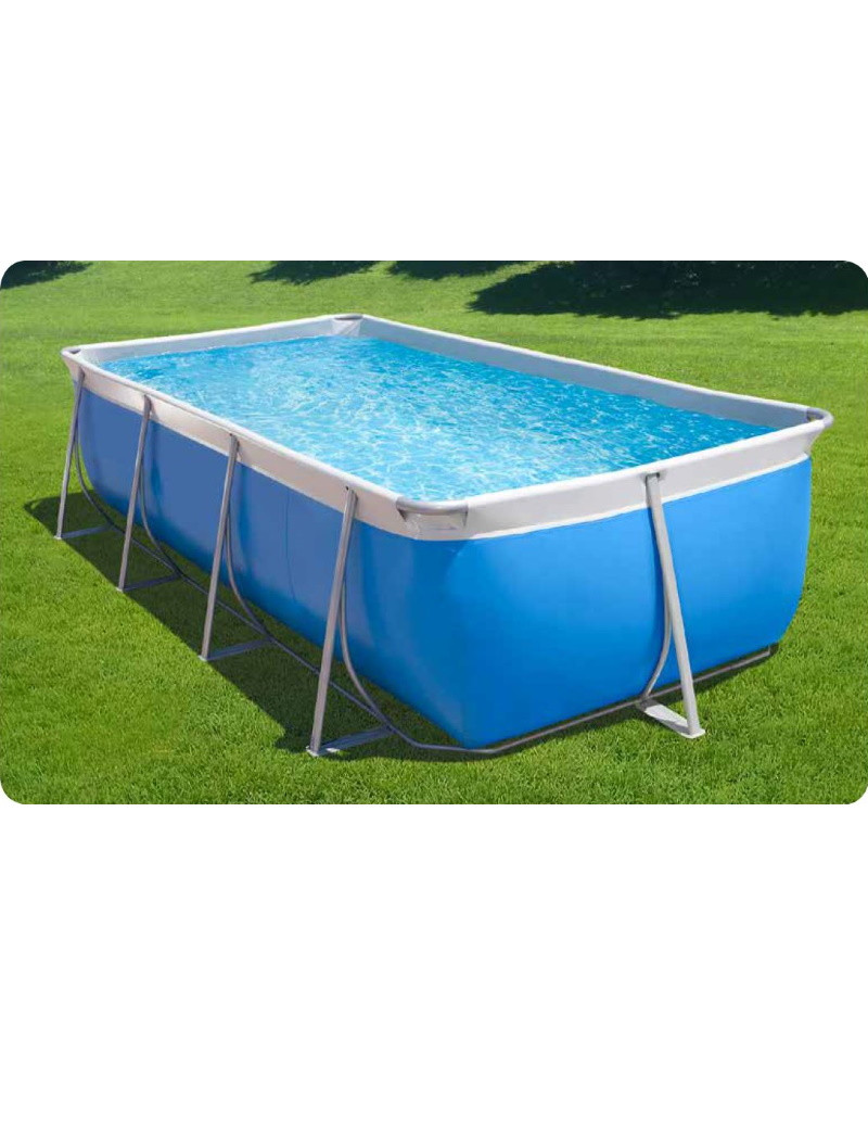 Kit Futura 400 Small 395 x 200 x h125 cm Piscina dotata di filtro a sabbia e accessori