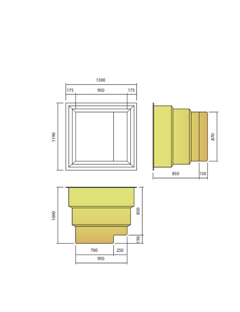 Pozzetto Compact 10 m3/h in vetroresina completo - monofase