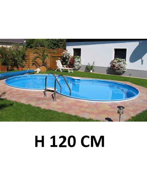 Piscina Elba H120 x 625 x 360cm - Piscina completa di filtro e accessori per la pulizia