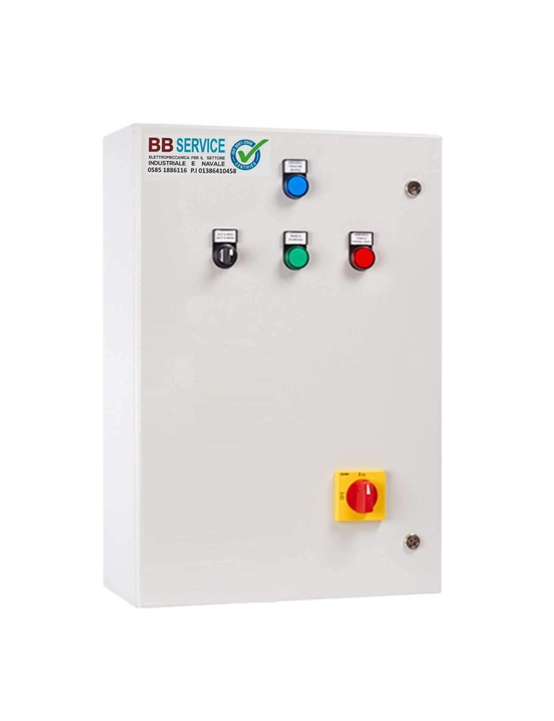 QUADRO ELETTRICO AVVIAMENTO STELLA TRIANGOLO TRIFASE 100HP