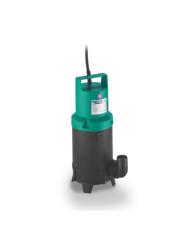 Pompa 24 Volt dc NCC24T girante arretrata per acqua sporca