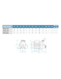 POMPA EVOLUX 1500 - 1,2 HP Idromassaggio per vasca e piscina