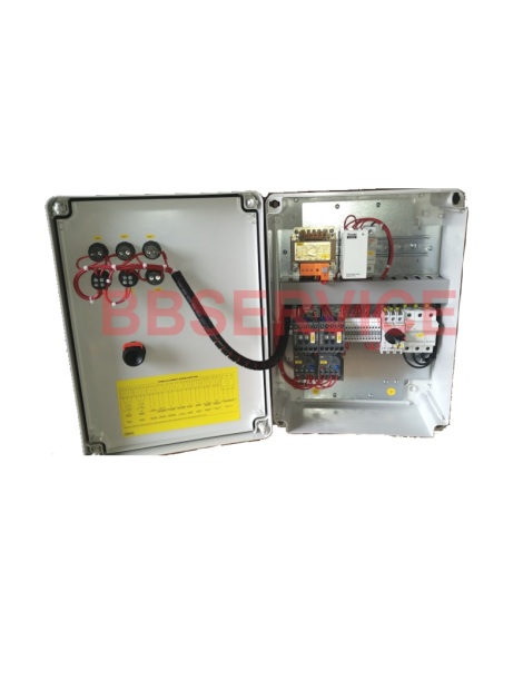 QUADRO ELETTRICO TRIFASE per 2 Motori o Pompe 400 volt da 5,5 kW