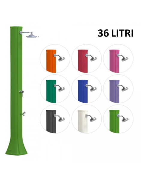 Doccia Solare BIG HAPPY FIVE 40 litri F620 con lavapiedi Giardino Arkema vari colori