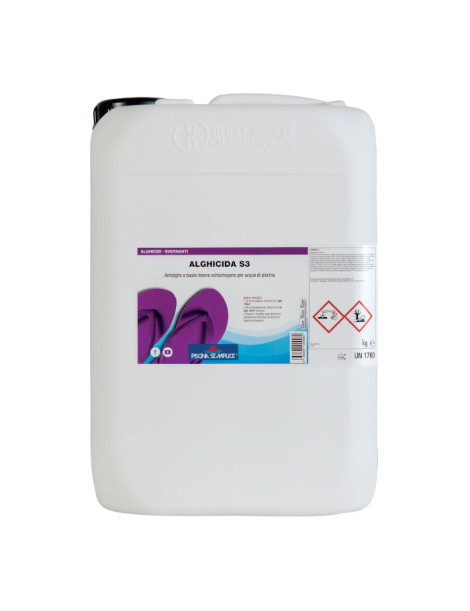 Alghicida S3 Per Acqua Piscina 25 Kg Adatto Anche Per Dosatori Automatici