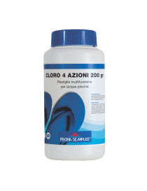 CLORO 4 AZIONI PASTIGLIE 200gr. 1 KG