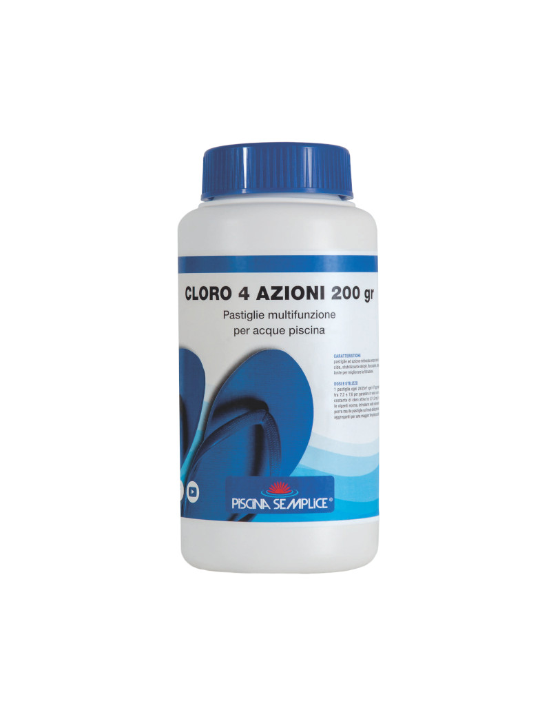 CLORO 4 AZIONI PASTIGLIE 200gr. 1 KG