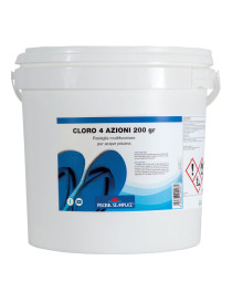 CLORO 4 AZIONI PASTIGLIE 200gr. 10 KG