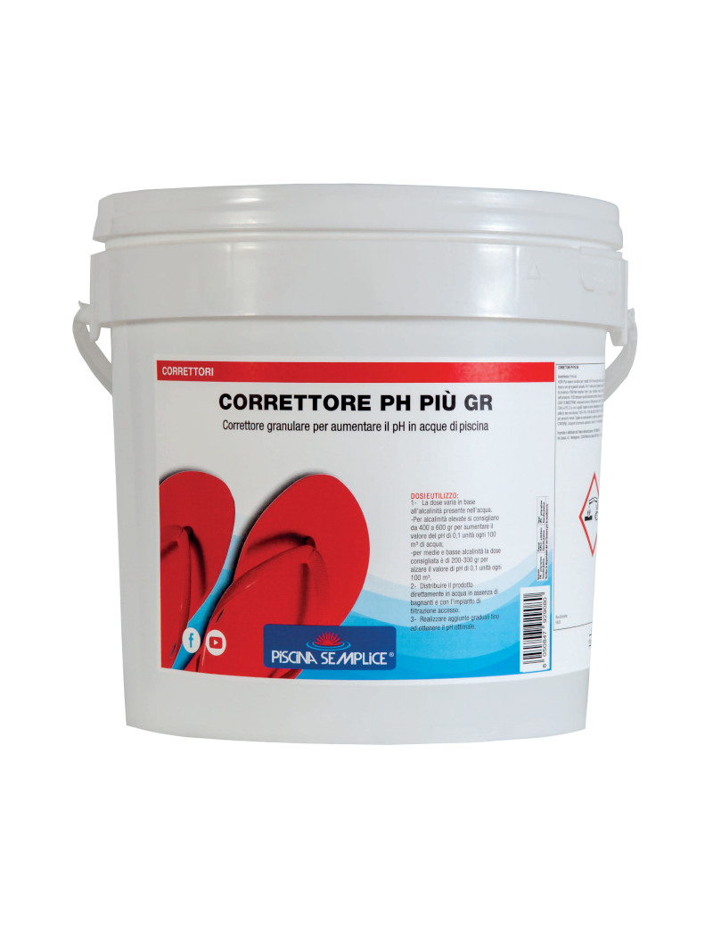 CORRETTORE PH + GRANULARE 5 KG