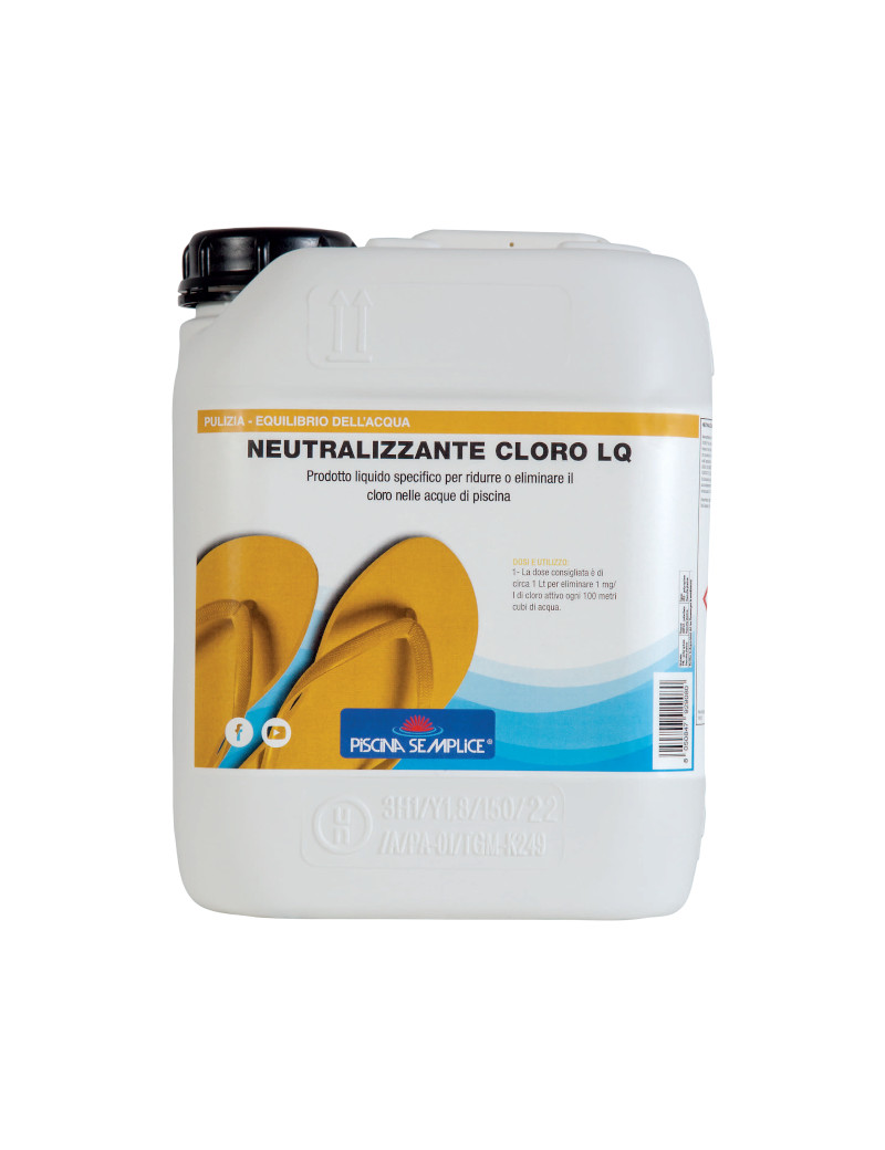 NEUTRALIZZANTE CLORO LIQUIDO 5 KG