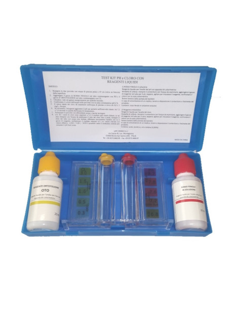 TEST KIT CLORO/pH GOCCE