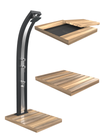 PIATTO DOCCIA TOP D106 IN LEGNO OKUMÈ