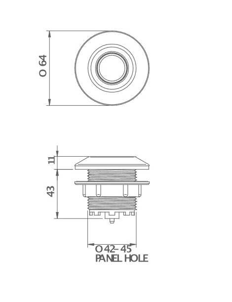 PULSANTE INOX