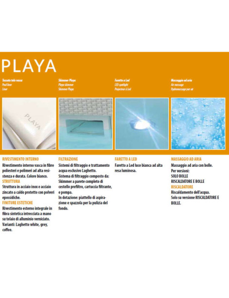 MINIPISCINA PLAYA 1 - 2 - 3 *Preventivo su richiesta